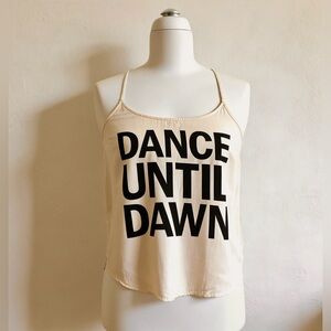 H&M Divided ‘Dance Until Dawn’ Casual Cami Top Peach Camisoles